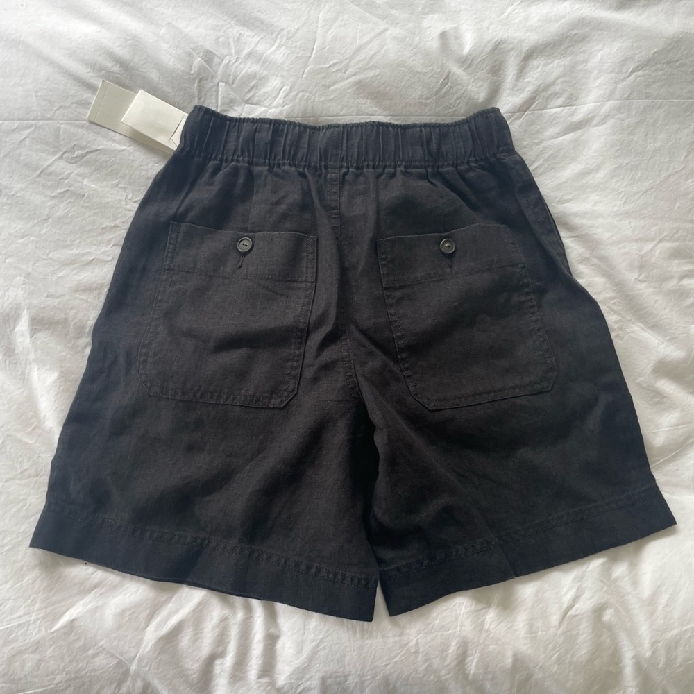 NWT Vince Hemp Pull on Shorts in Black XXS - Picture 3 of 5